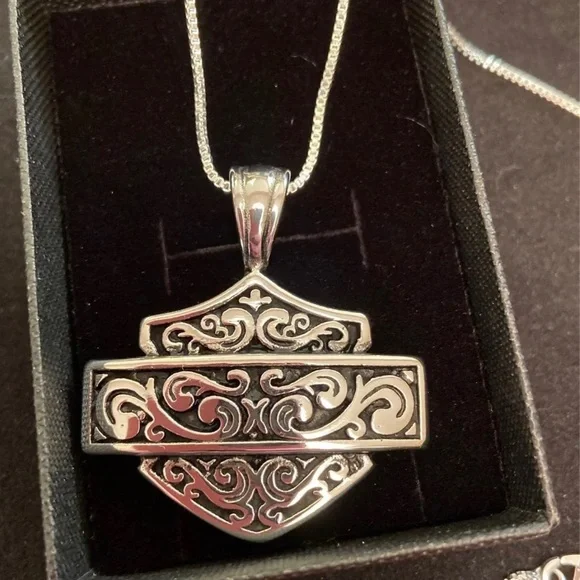 Silver HD Pendant Necklace - Picture 8 of 13